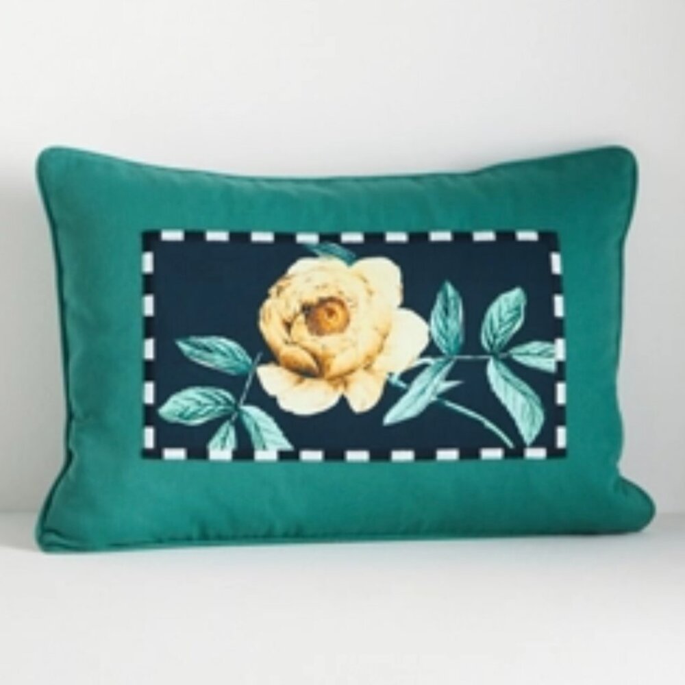 Anthropologie Margot Floral Pillow